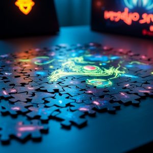 Glow-in-the-Dark 150-Piece Photo Puzzle
