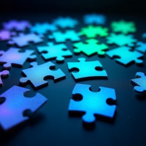 Metallic Finish 250-Piece Photo Puzzle