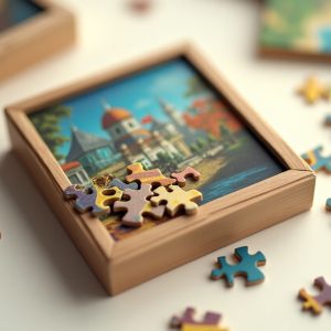 Mini 50-Piece Pocket Photo Puzzle
